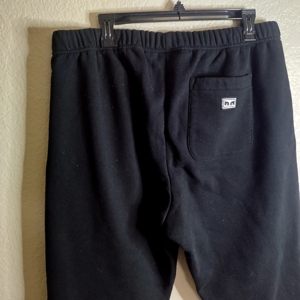 OBEY FEEL NOTHING HOOK UP SWEATPANTS BLACK Sz Xl - Picture 5 of 9